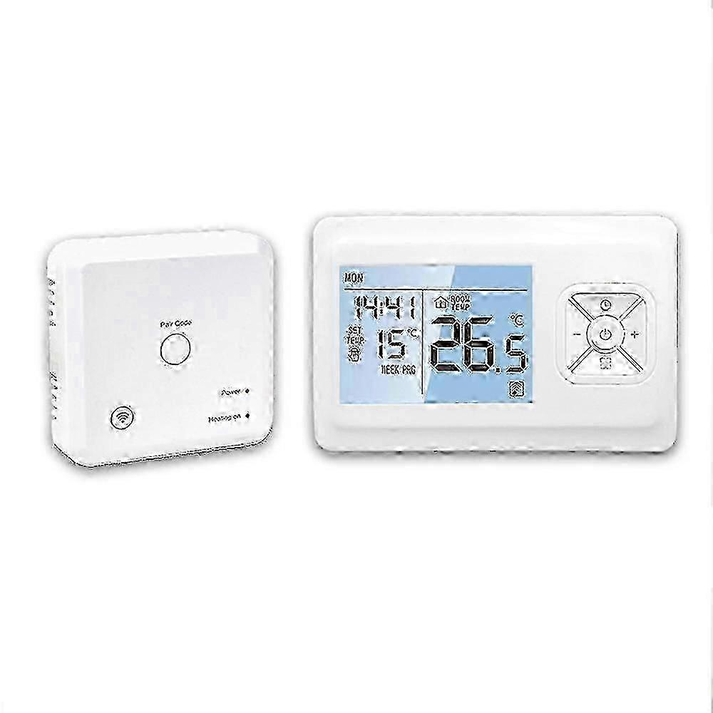 Smart Wifi RF Room Thermostat Wireless Smartphone Central Heating Controller-FFY hwy