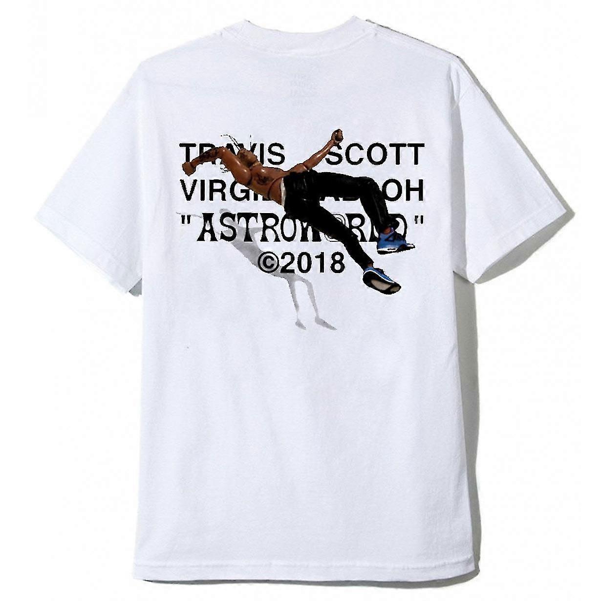 Bílé tričko Travis Scott X Virgil Abloh