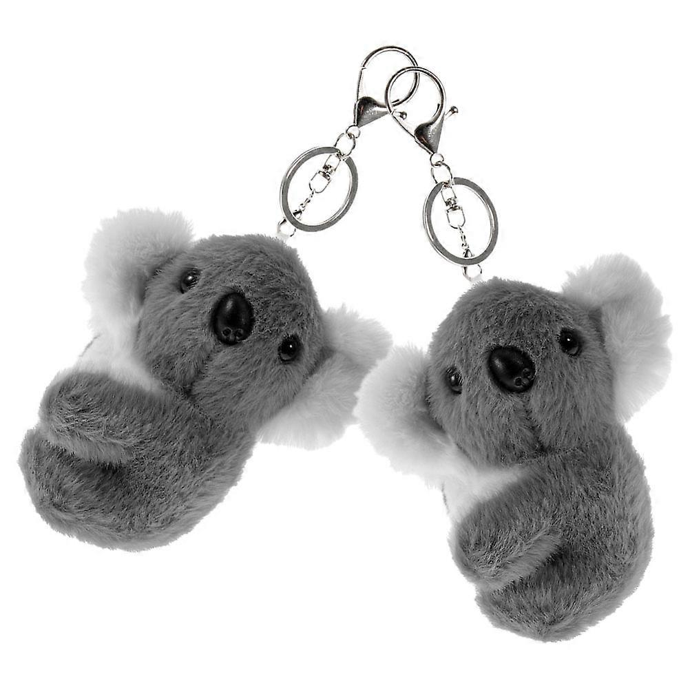 Koala Bear Keyring Plush Key Ring Decor Stuffed Koala Keychains Mini Plush Koala Cute Koala Keychain Cute Keychains For Backpacks Key Chains Key