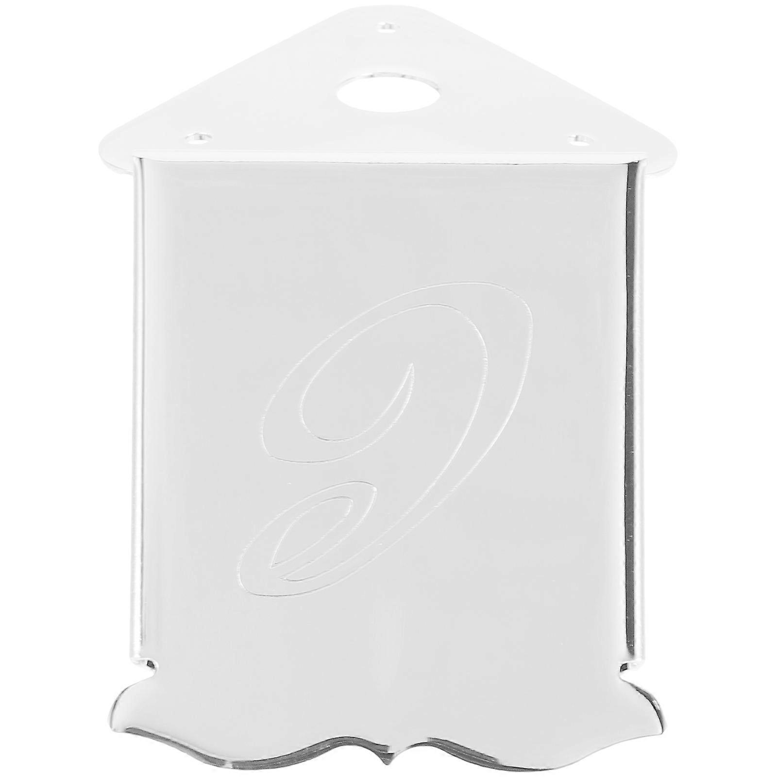 Durable Silver Metal Mandolin Tailpiece for 8String Instruments Essential Replacement Part