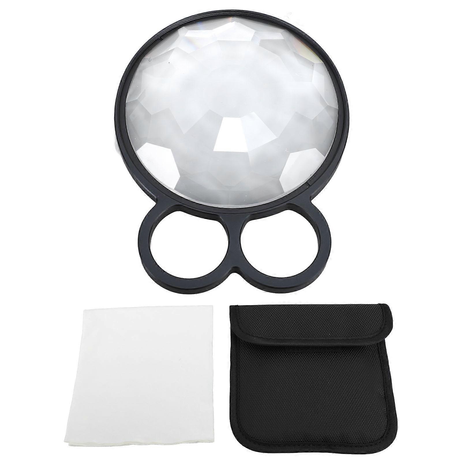Filtre en verre kaléidoscope portable 77 mm Filtre d’appareil photo à prisme en verre kaléidoscope variable pour la photographie reflex