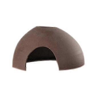 Pottery Canister Style Fish Shelter House Decor for Aquarium - Natural Look Decor that Provides Fish Hiding Spots