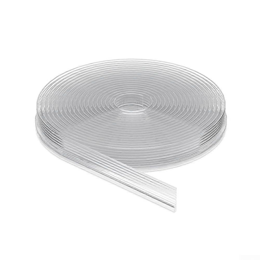 Windproof Door Seal Strip Aluminum Alloy 400 cm TPE Material Transparent for Enhanced Sound Insulation