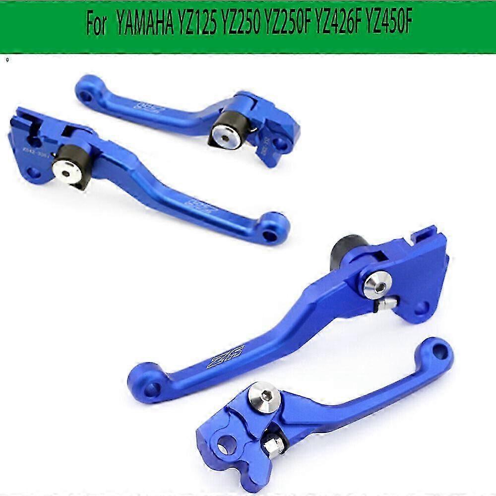 YZ Logo CNC Brake & Clutch Lever Kit For Yamaha YZ125/250/250F/426F/450F (2001-2007) – Black