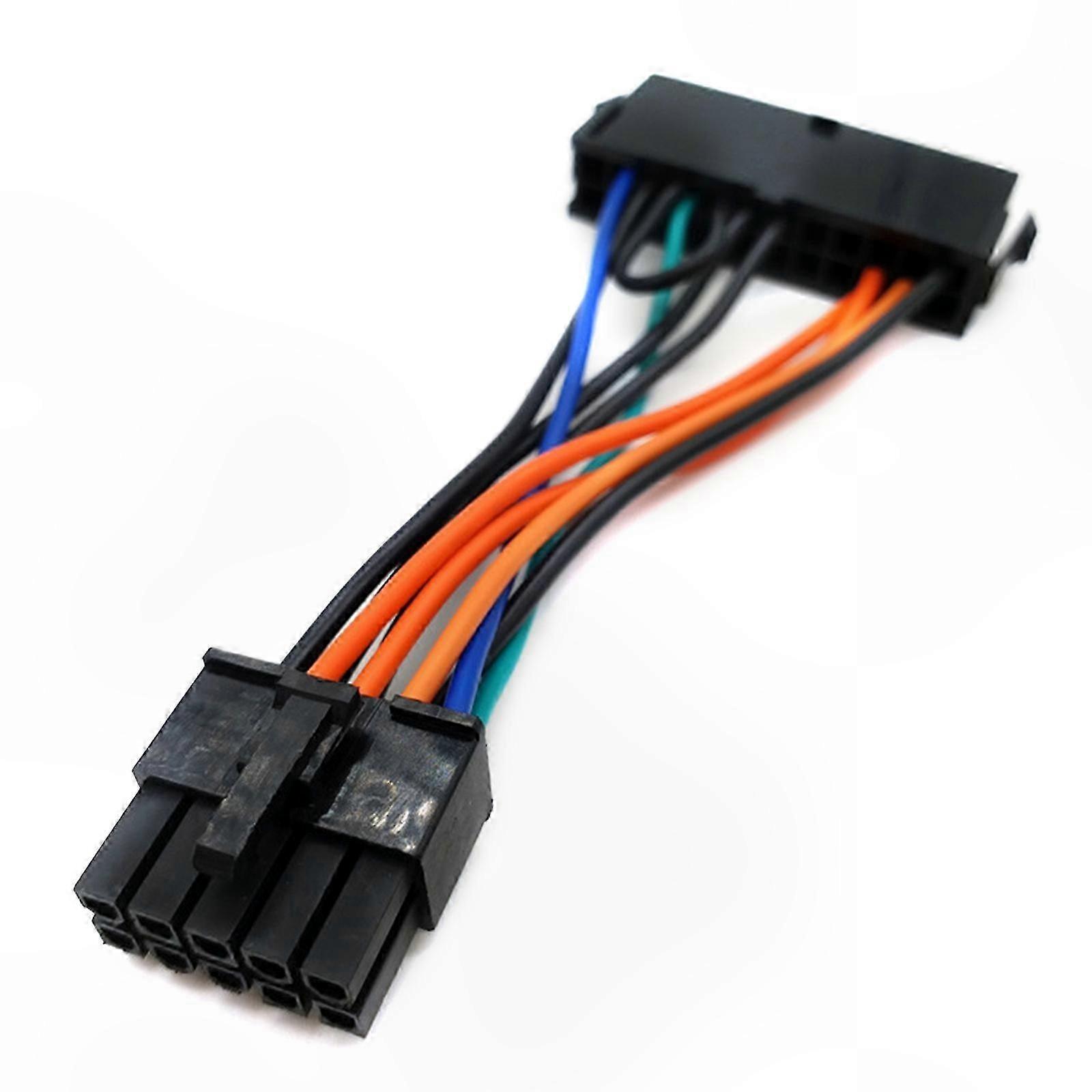 Cable 24P to 10P Power Cord Power Supply Converter 24-pin to 10-pin Line for Notebook 3.94in