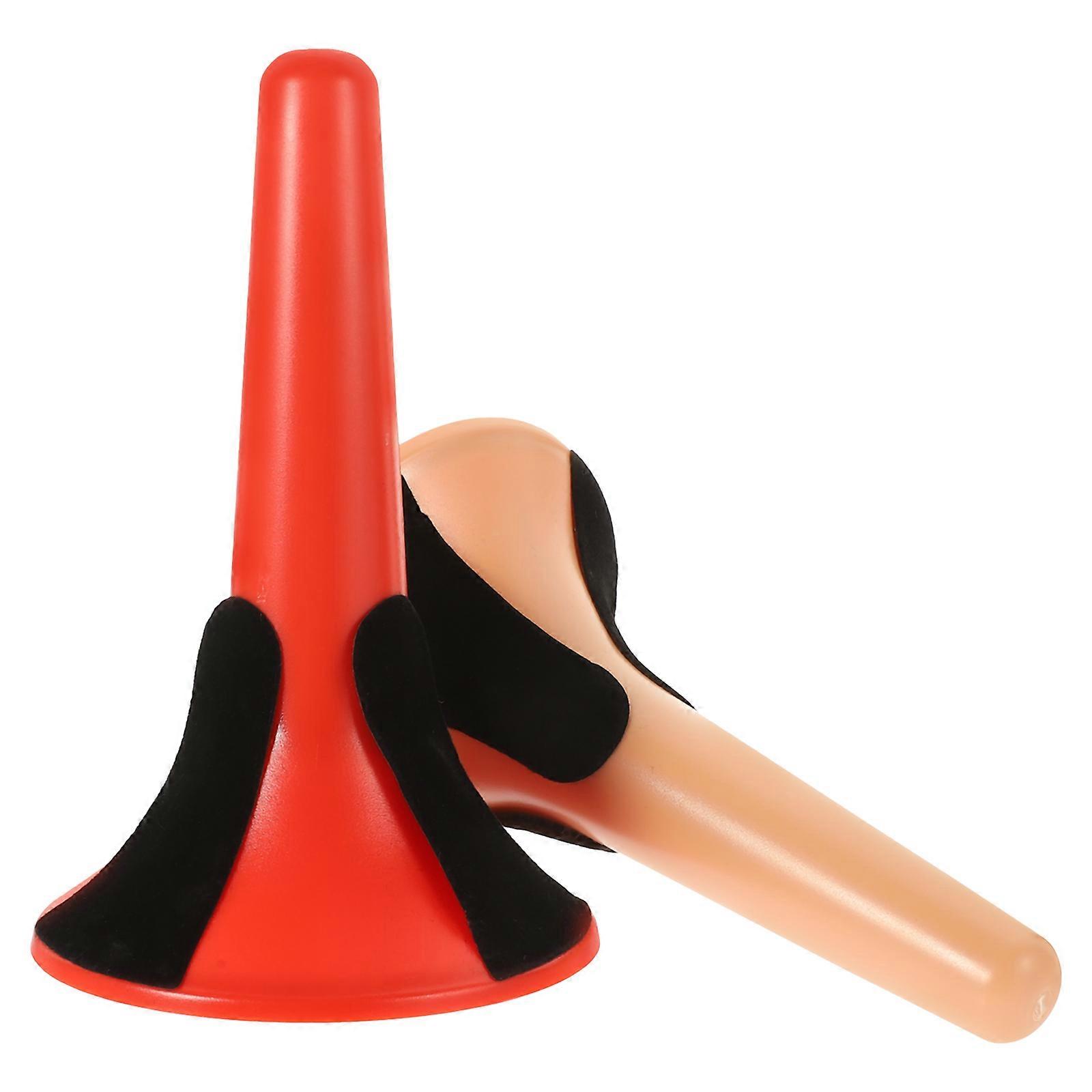 Trumpet Stand with Detachable Folding Metal Tripod, Portable Instrument Holder for Trumpet and Wind Instruments, White