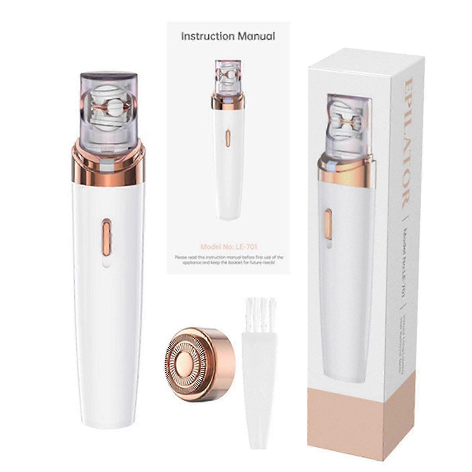 Epilator for ansiktshårfjerner for kvinner - Våt og tørr hårfjerning for ansikt og kropp for glatt hud