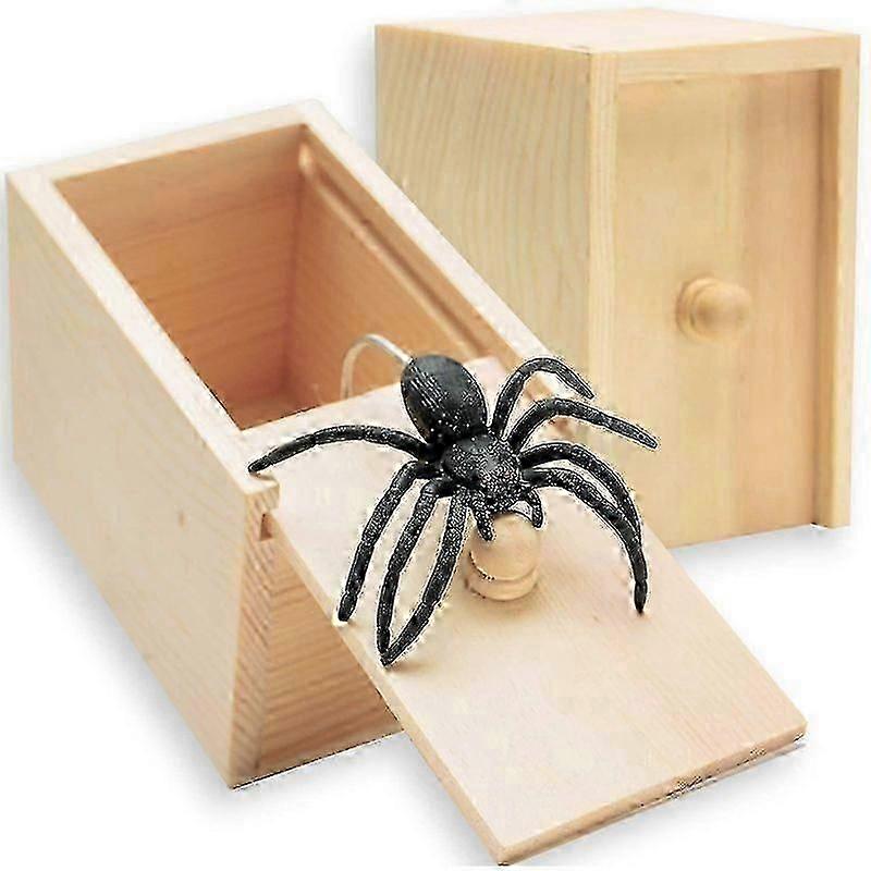 Fun Spider Prank Box - Handcrafted Rubber Spider Surprise Gift