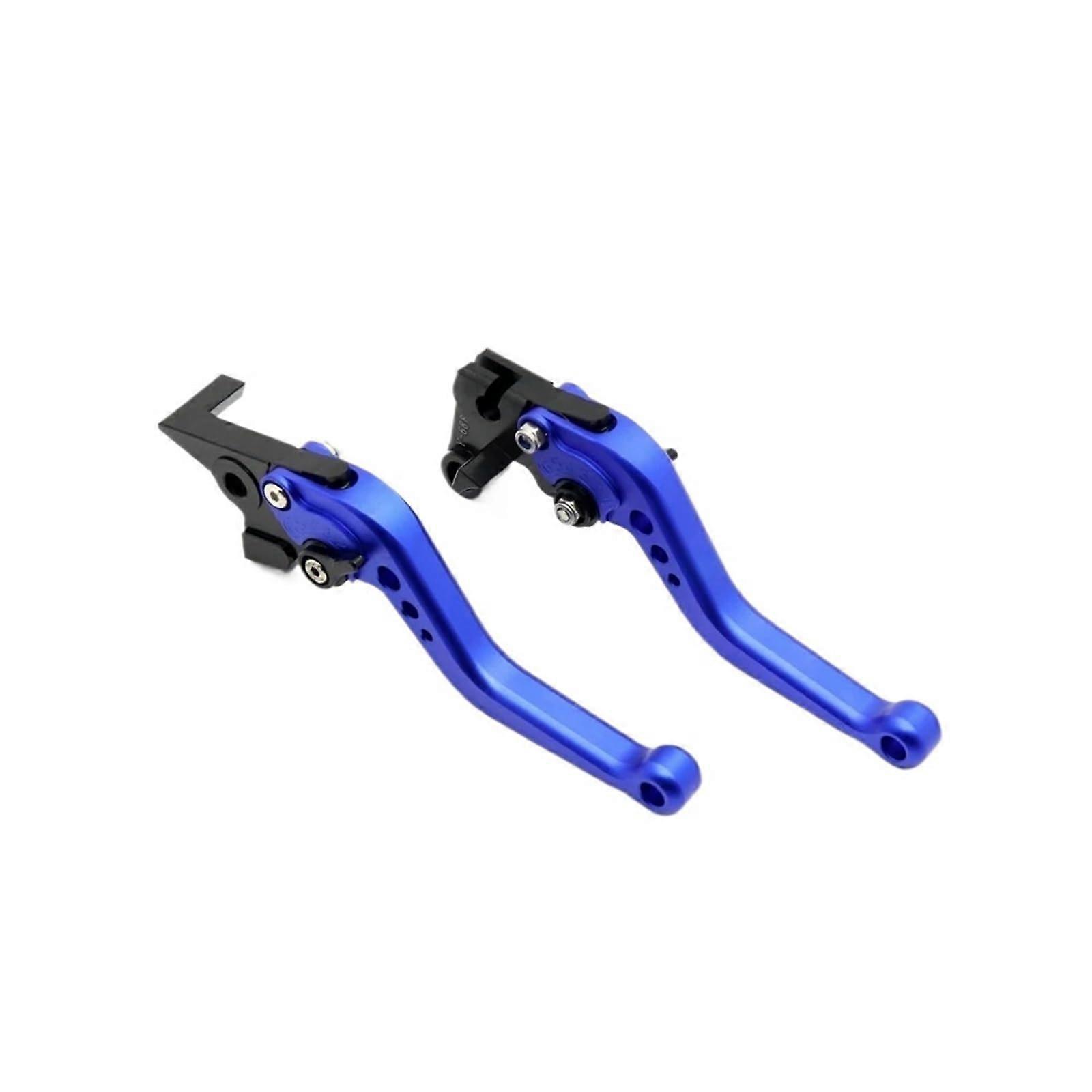 Motorcycle Clutch Lever For CBR500R CB500F CB500X 2016 2017 2018 Adjustable CNC Aluminum Brake Clutch Lever Brake Handle (Blue)