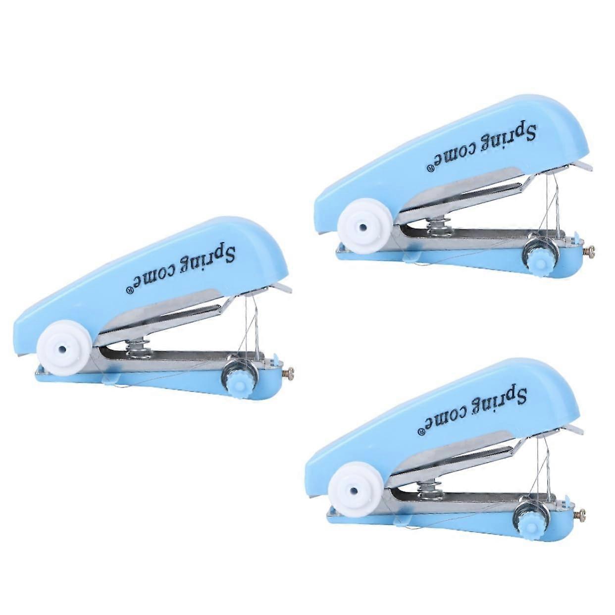 3 x manual sewing machine, portable, mini stitcher, medium x 3 pcs
