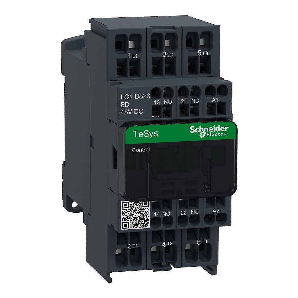 Schneider Contactor 3-pole 32a 48v Dc Coil Lc1d323ed