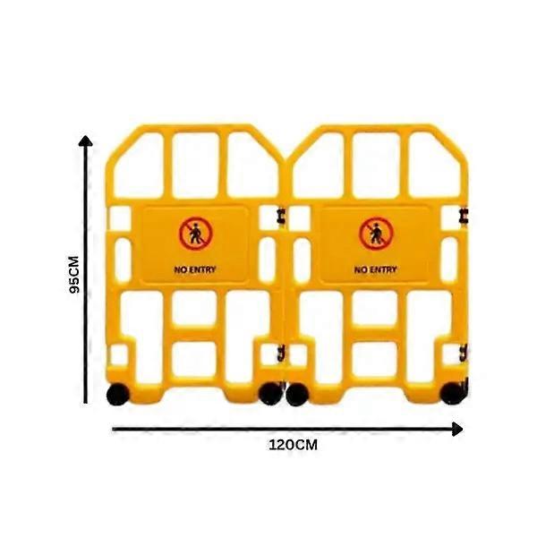 Safety Barrier Foldable Liftunderhåll 2 Sections