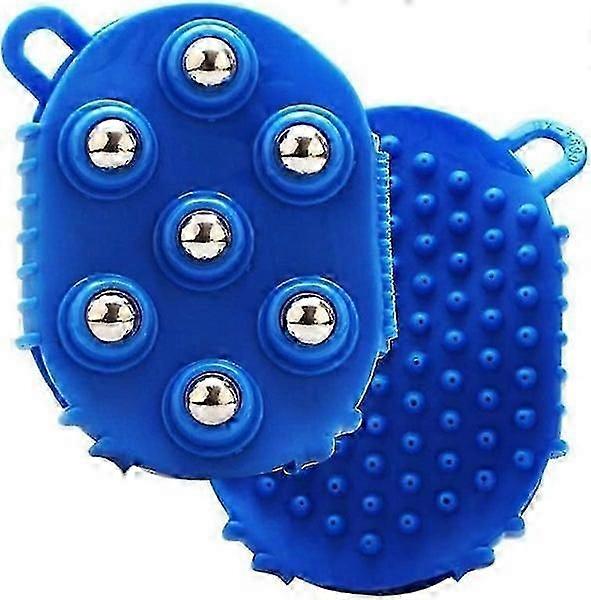 Palm-Shaped Massage Glove with 7 Roller Balls - Handheld Body Massager