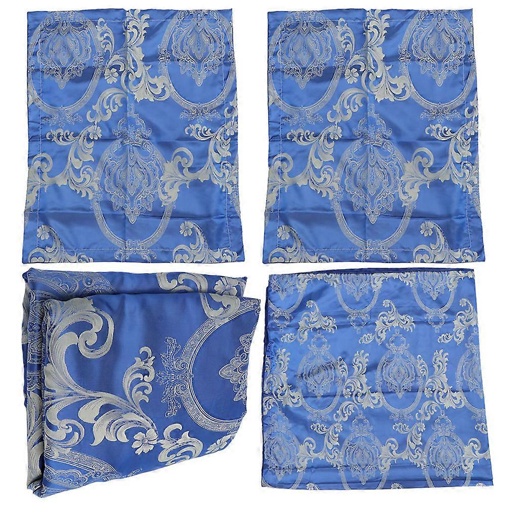 3pcs Jacquard Bedding Set with Printed Pillowcases for Double Bed Use