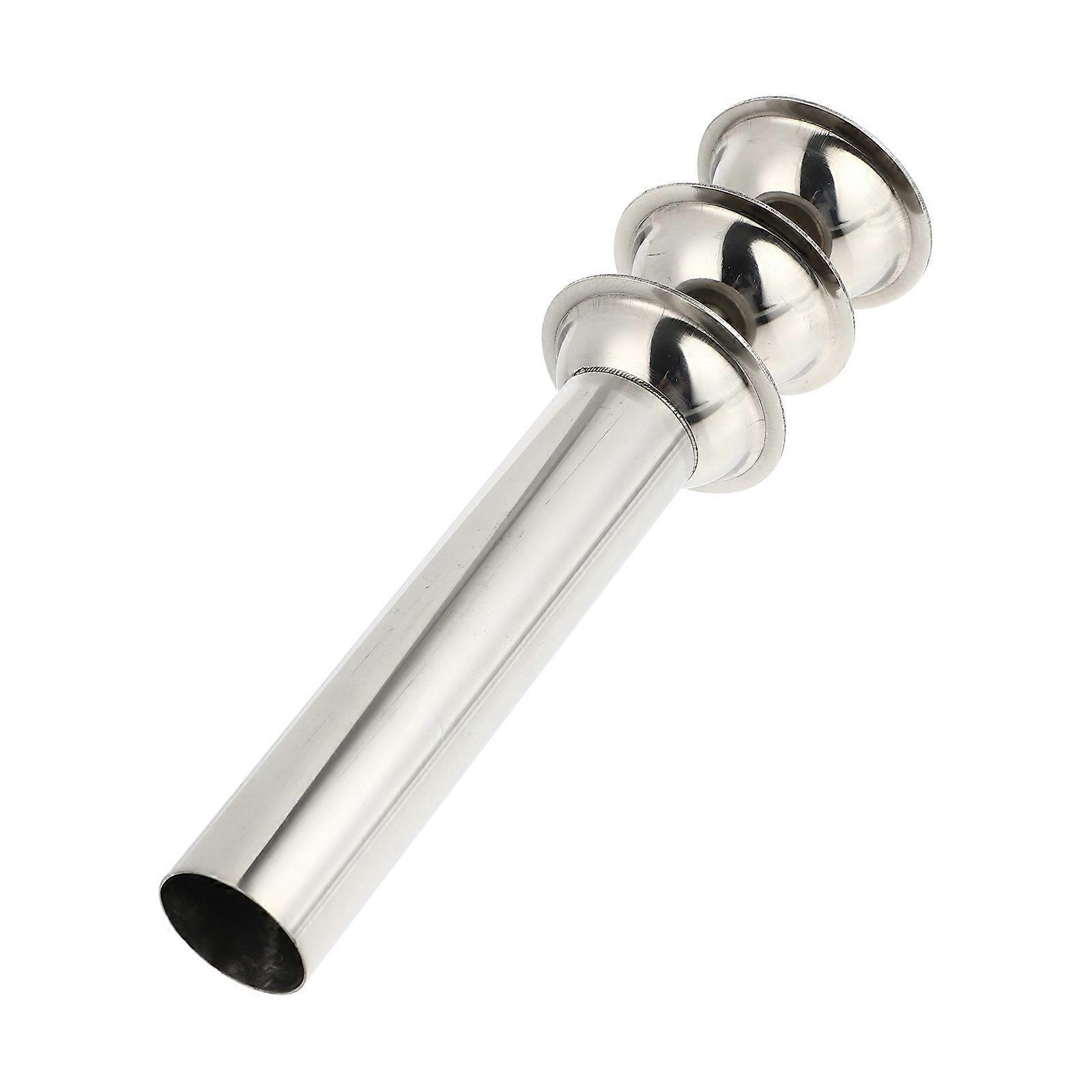 Stainless Steel Sausage Making Tools for Easy Filling and Preparation of Meat or Vegetarian Sausages Silver
