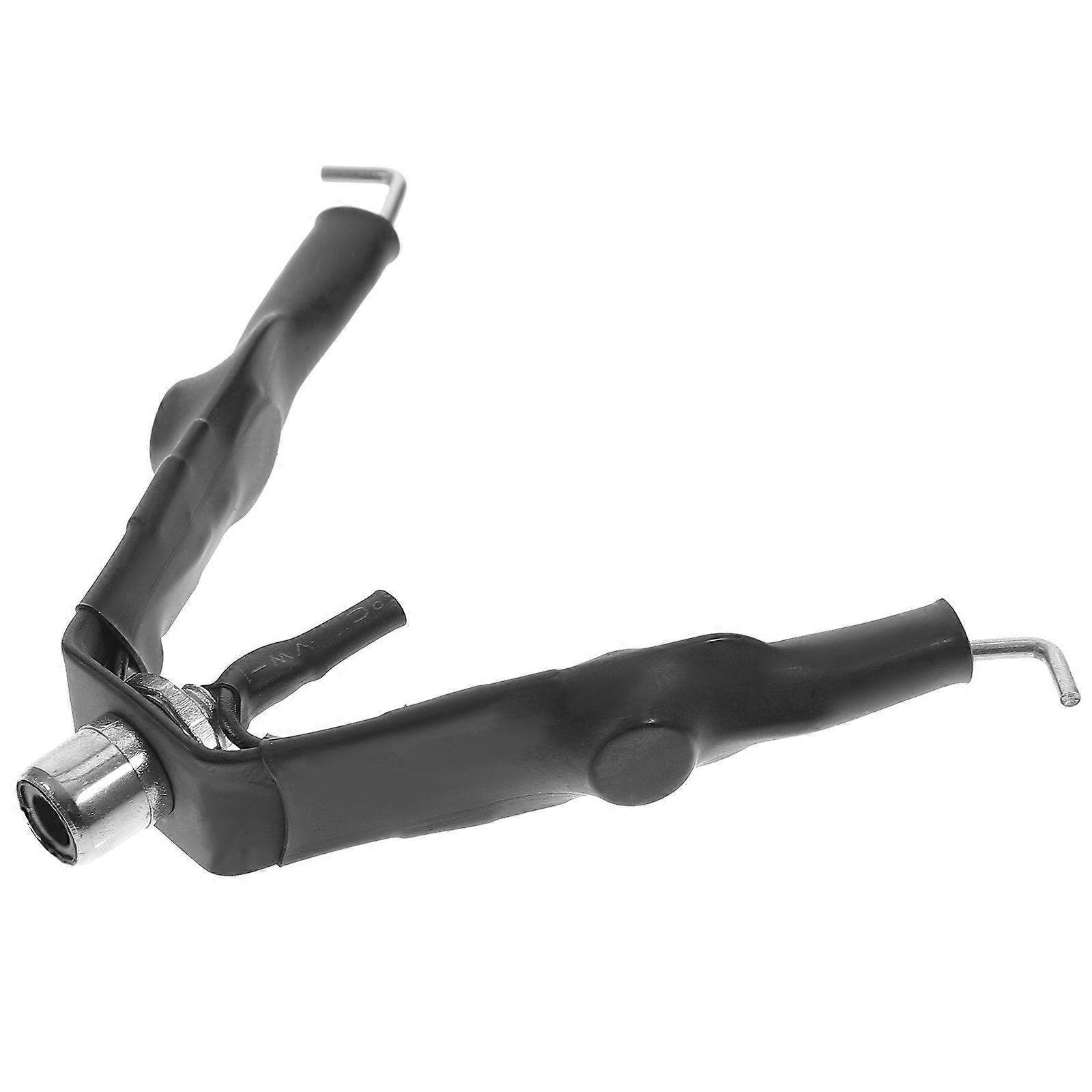 Power Supply Clip Cord Hook Line Conversion Head Wire Cable for Machine 1 Set Black