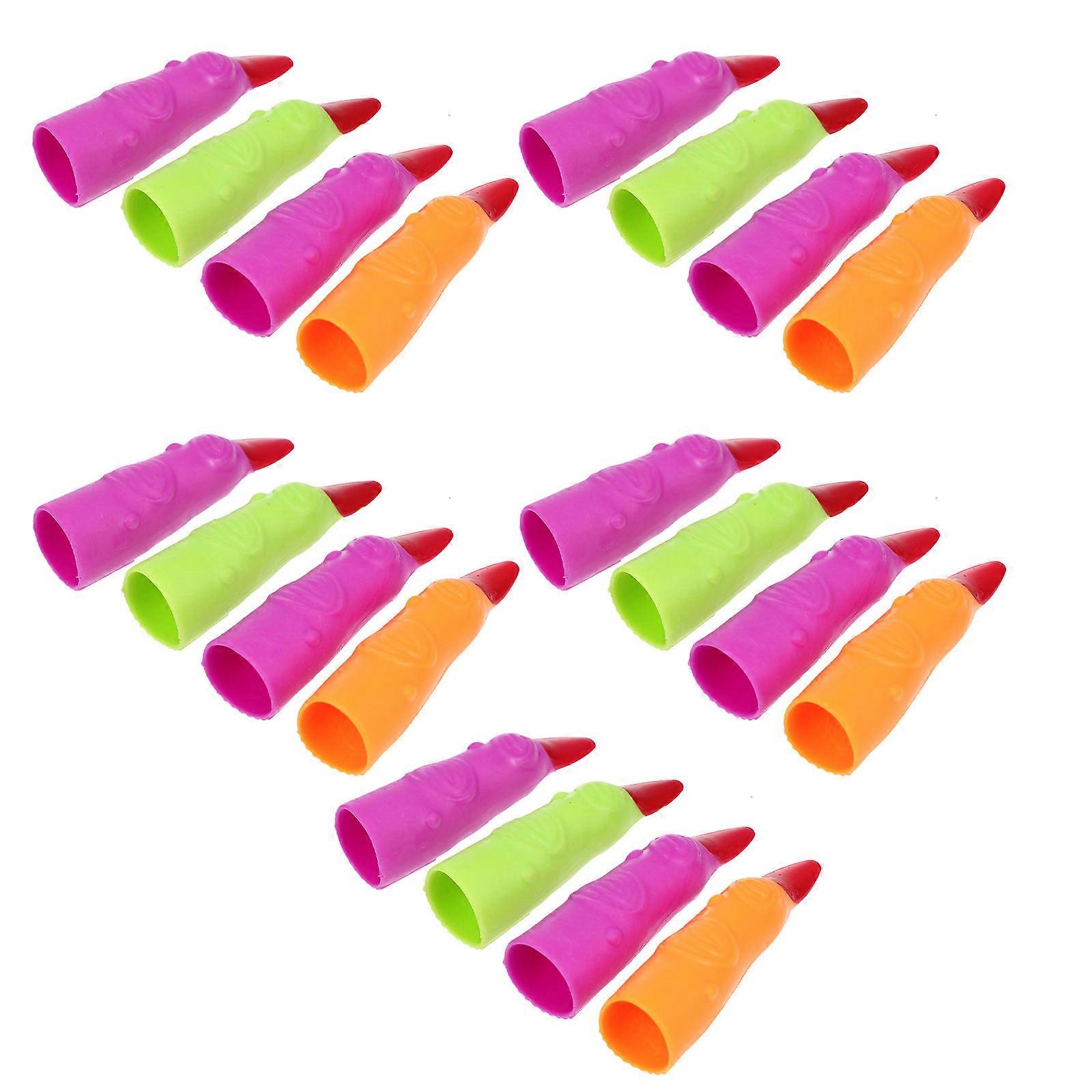 Masquerade Nail Props 20pcs Assorted Color Creepy Finger Nails Durable Plastic Suitable For Adults During Halloween Celebrations