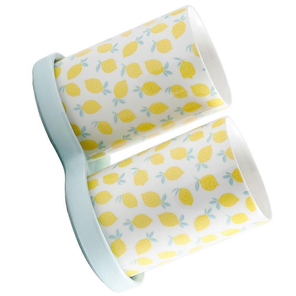 Porcelain Chopstick Rest For Tableware Holder In European Style Suitable For Family Storage 1Pc