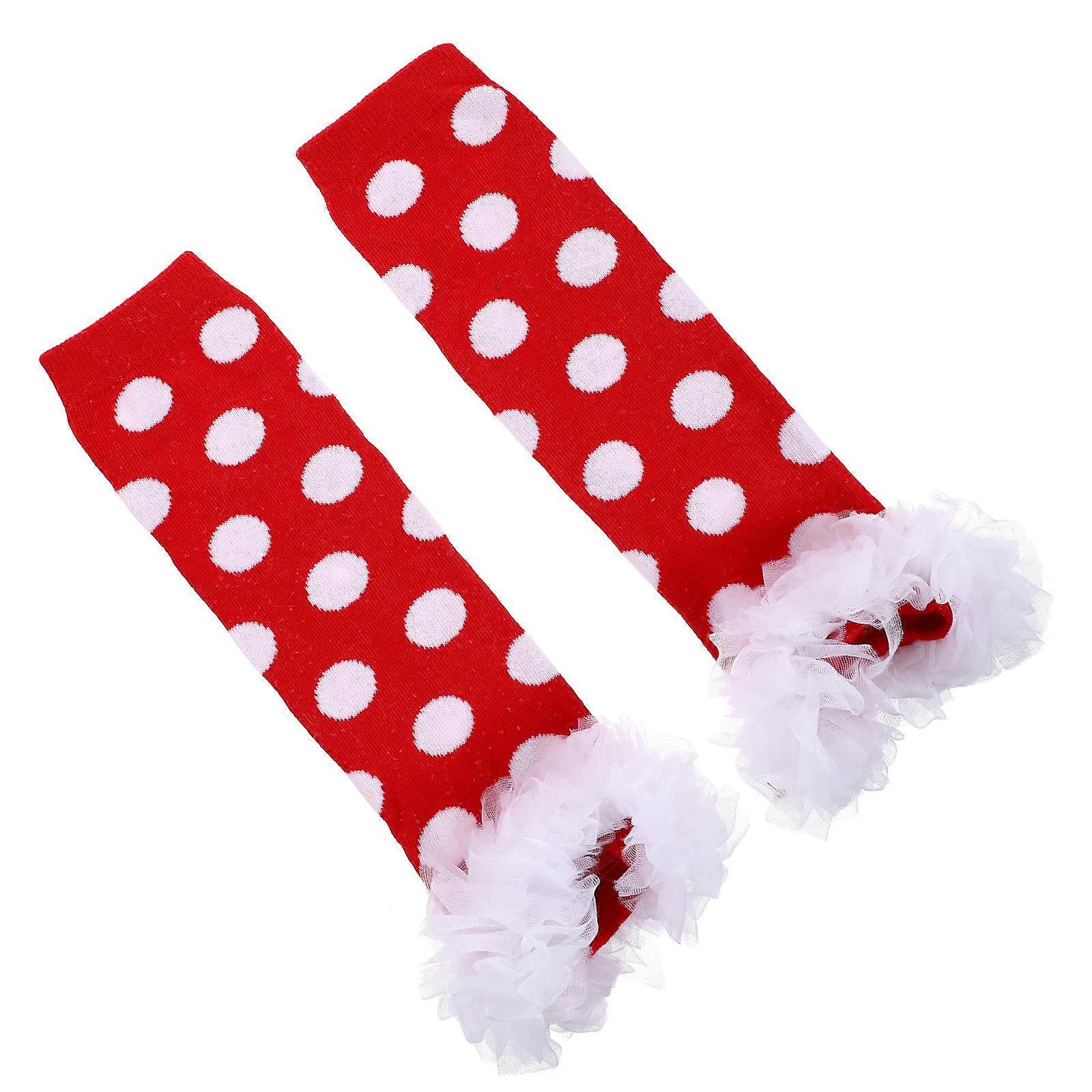 Kid Leg Warmers Practical Cotton Warmth Indoor and Outdoor Use for Toddlers 28x8x0.3cm 1 Pair