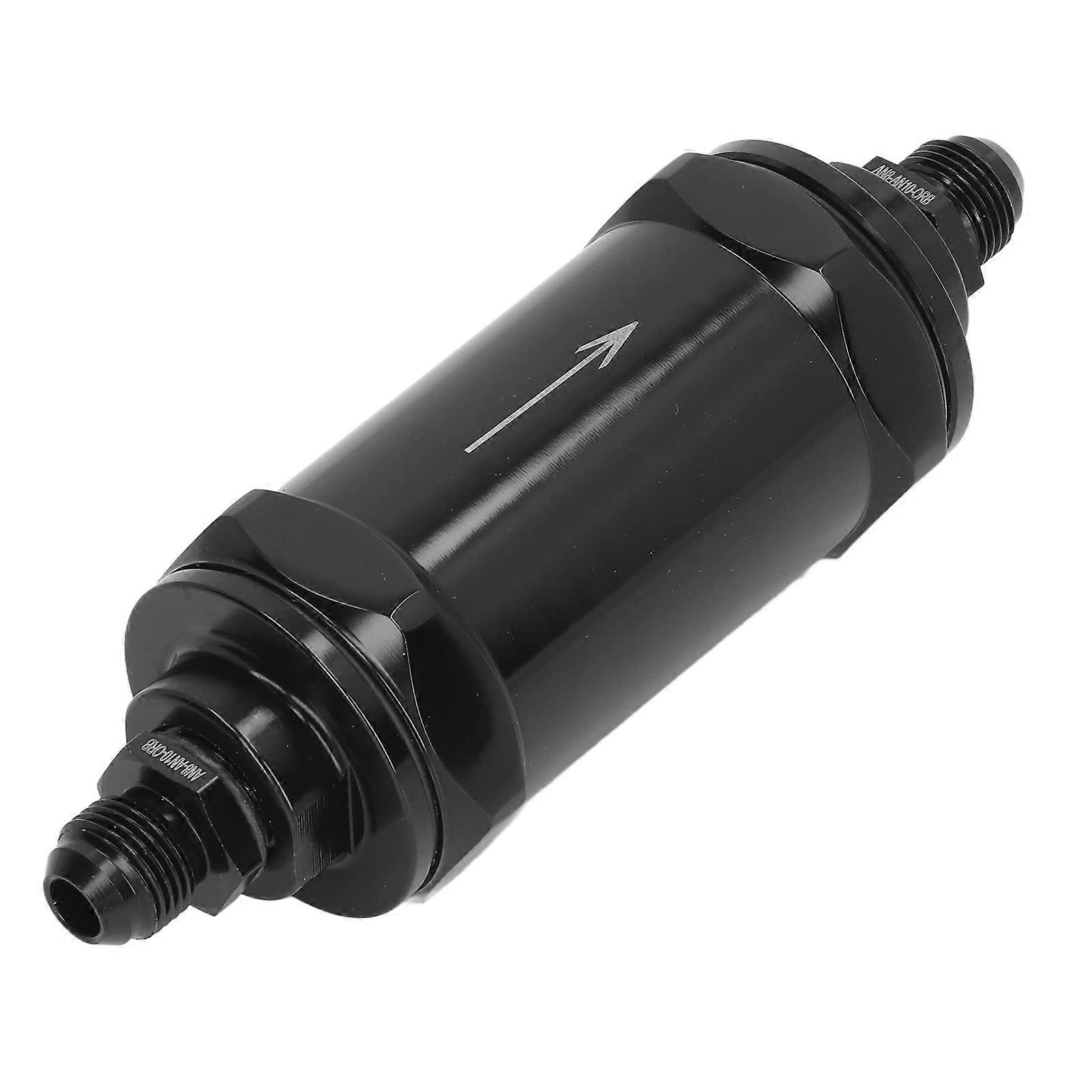 Inline fuel filter black  for E85 gasoline