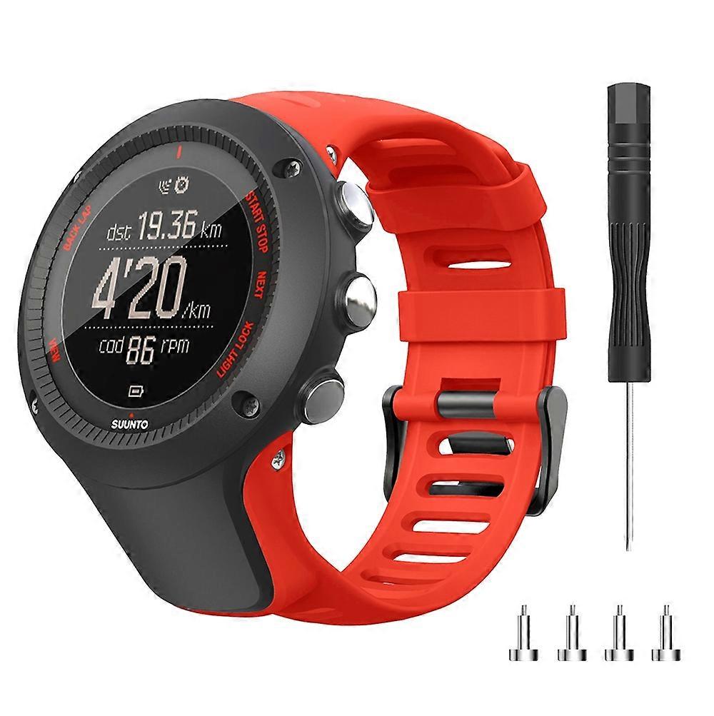 K3O Pour Sunnto Ambit 1 2 2 3 2S 2R 3P 3S 3R Montre intelligente en silicone souple v3y Remplacement du bracelet avec Insta