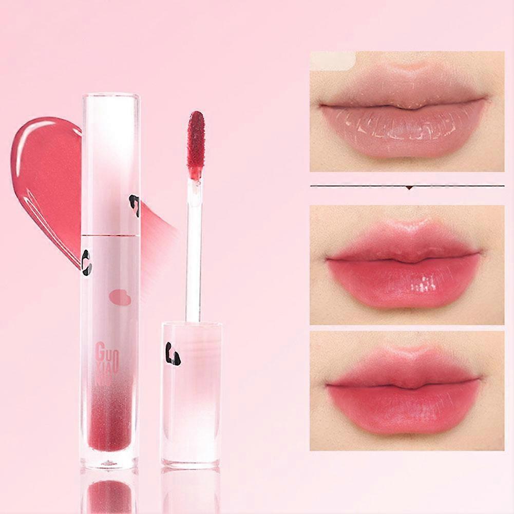 Lip gloss mirror finish water light low saturation matte lip mud