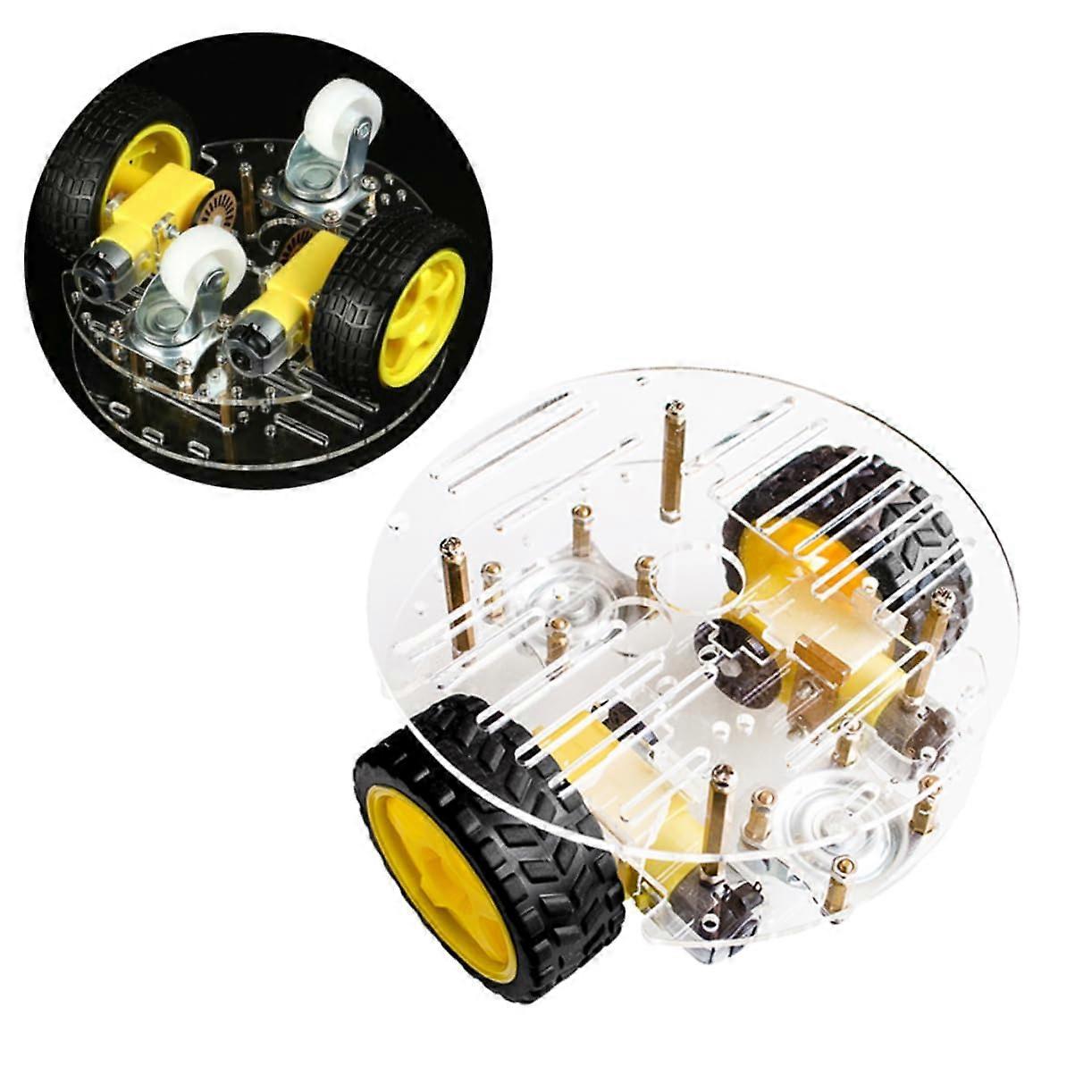 Smart Car DIY Obstacle Avoidance Kit for Intelligent RC Car Building, Compatible with Arduino and Sensors