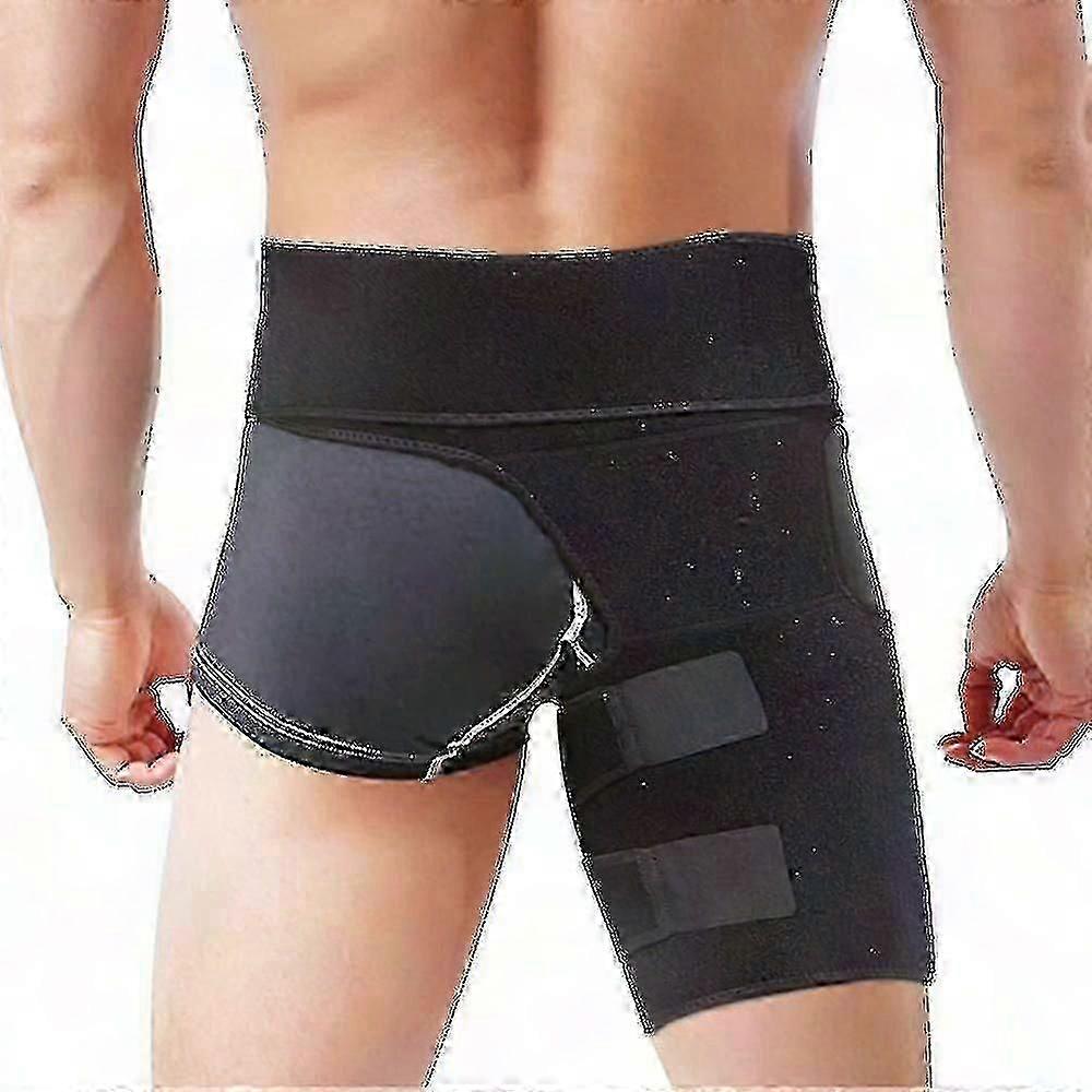Hip Brace for Groin Support & Sciatica Relief, Thigh Hamstring Compression Wrap