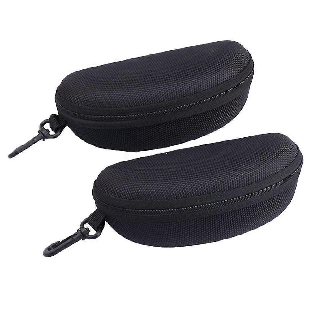 2pcs Durable Eyeglasses Case Sunglasses Storage Pouch Glasses Protective Bag