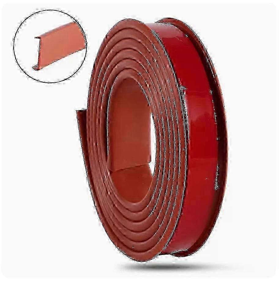 2m/10mx16mm U-Shape Self-Adhesive Edge Banding, Flexible TPE Furniture Edge