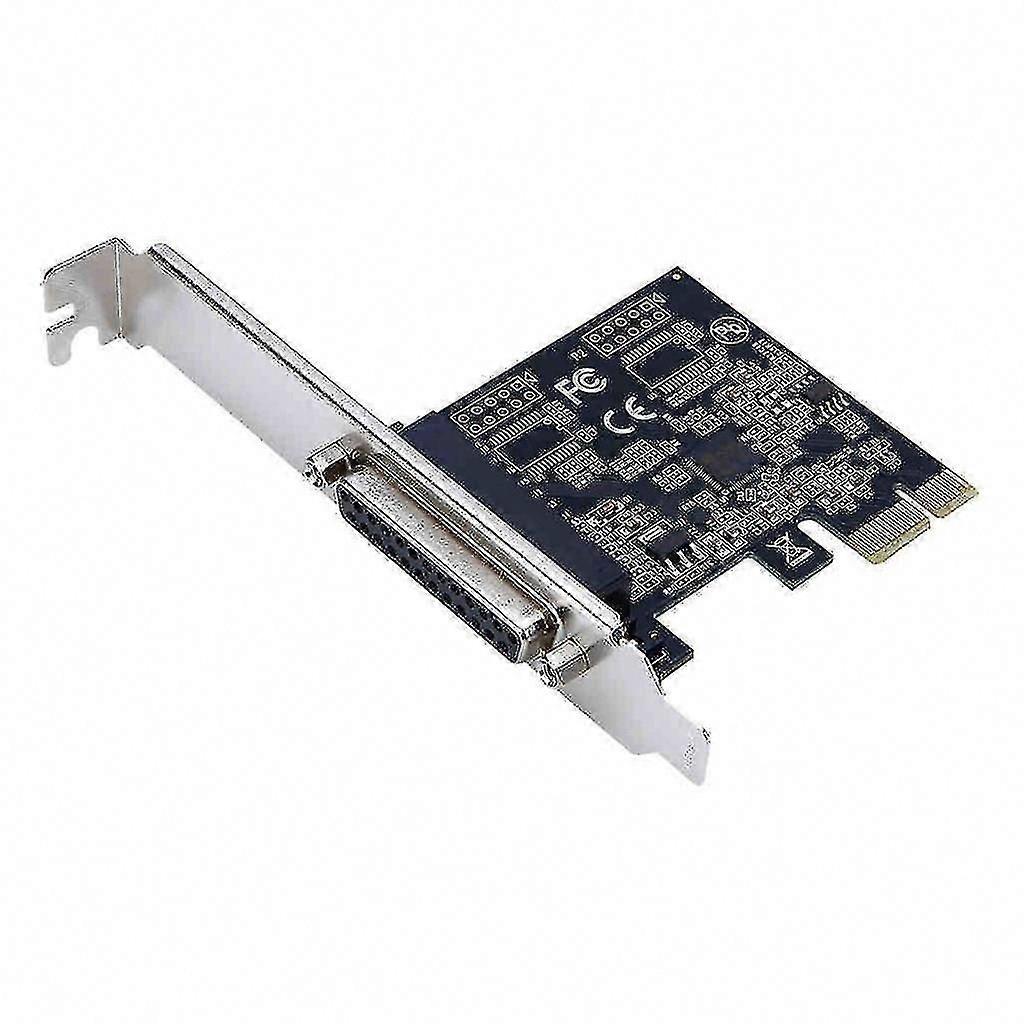 Parallel Port DB25 25-Pin PCIe Riser Card LPT Printer to PCI-e Converter for Express Cards Ax99100