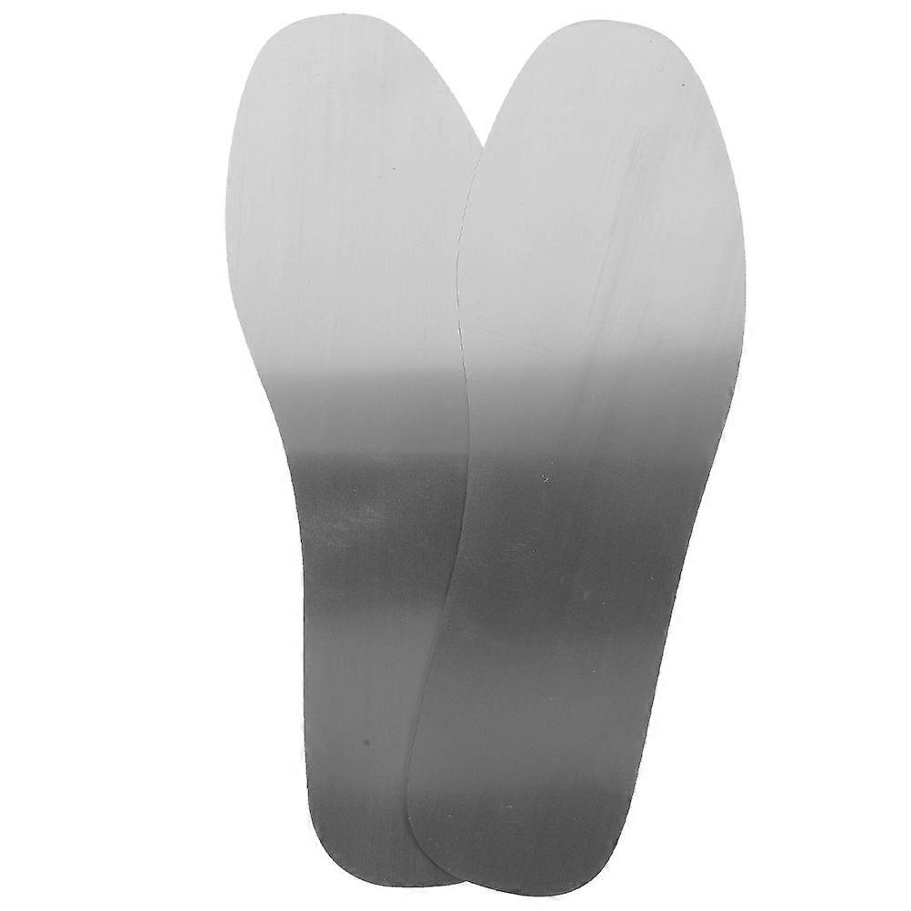 Stainless Steel Shoe Insoles for Men and Women Lightweight Durable Antinail Insoles for Shoes 1 Pair