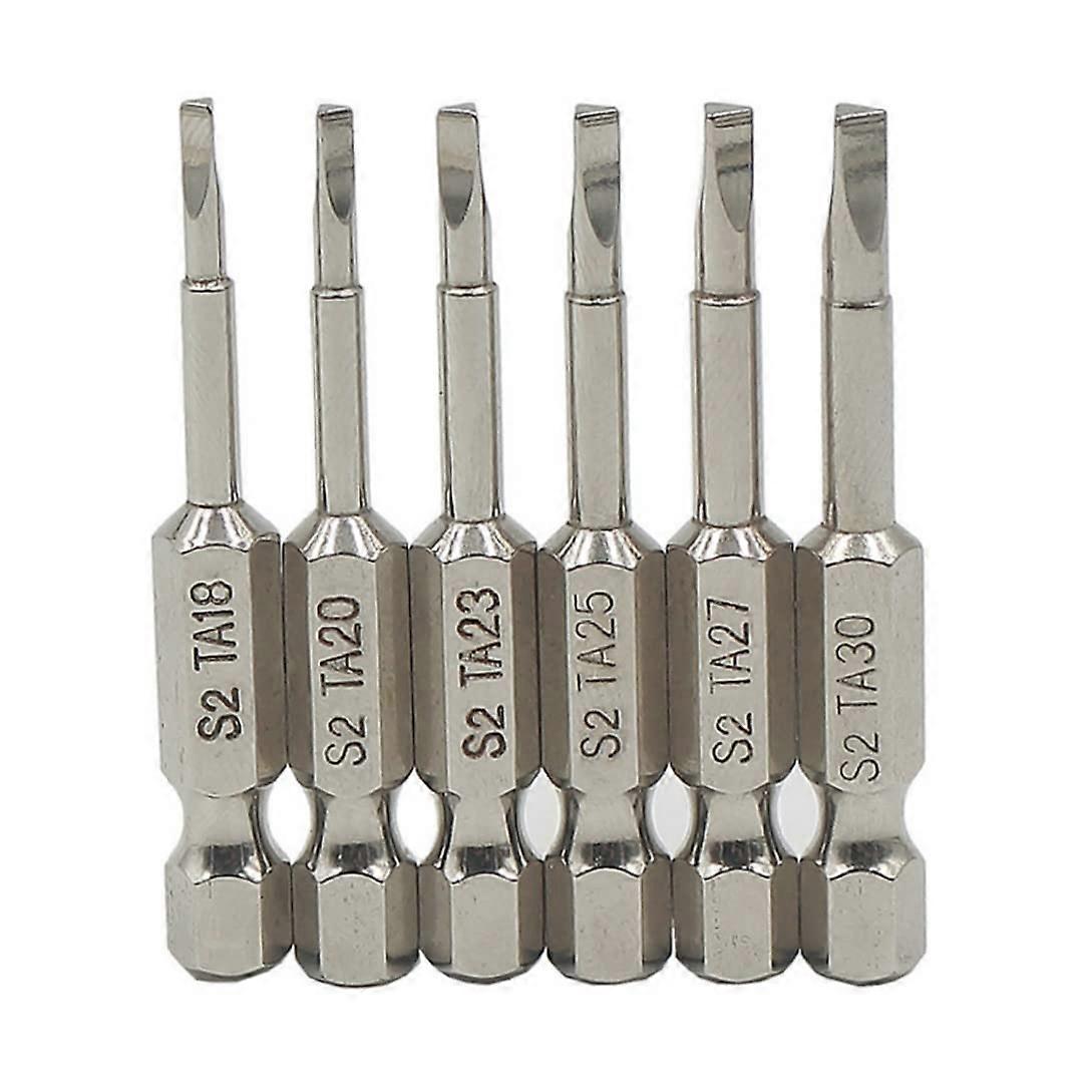 Triangle Screwdriver Bit Set - Steel Triangle Screw Head 1/4 Hex Shank Specialty Bits for Precision Fastening