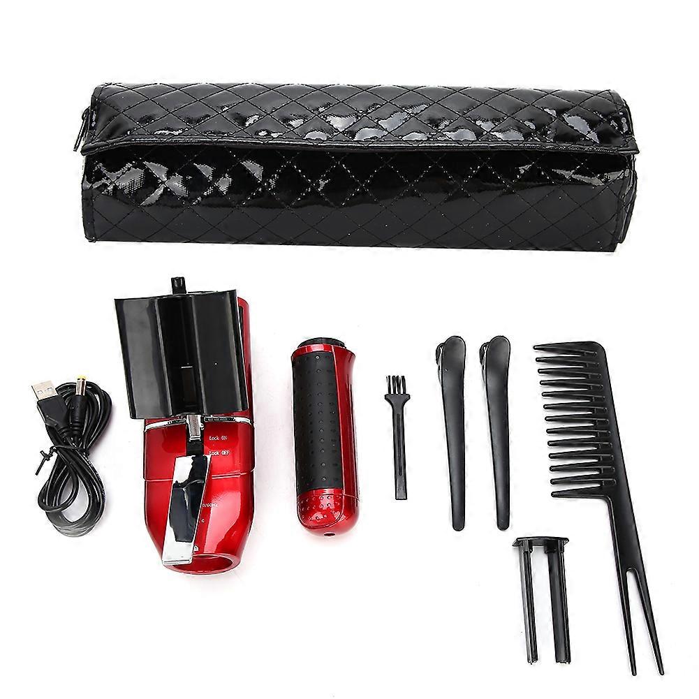 Split End Hair Trimmer USB Automatic High Efficiency Split End Cutter Hair Styling Tool Red