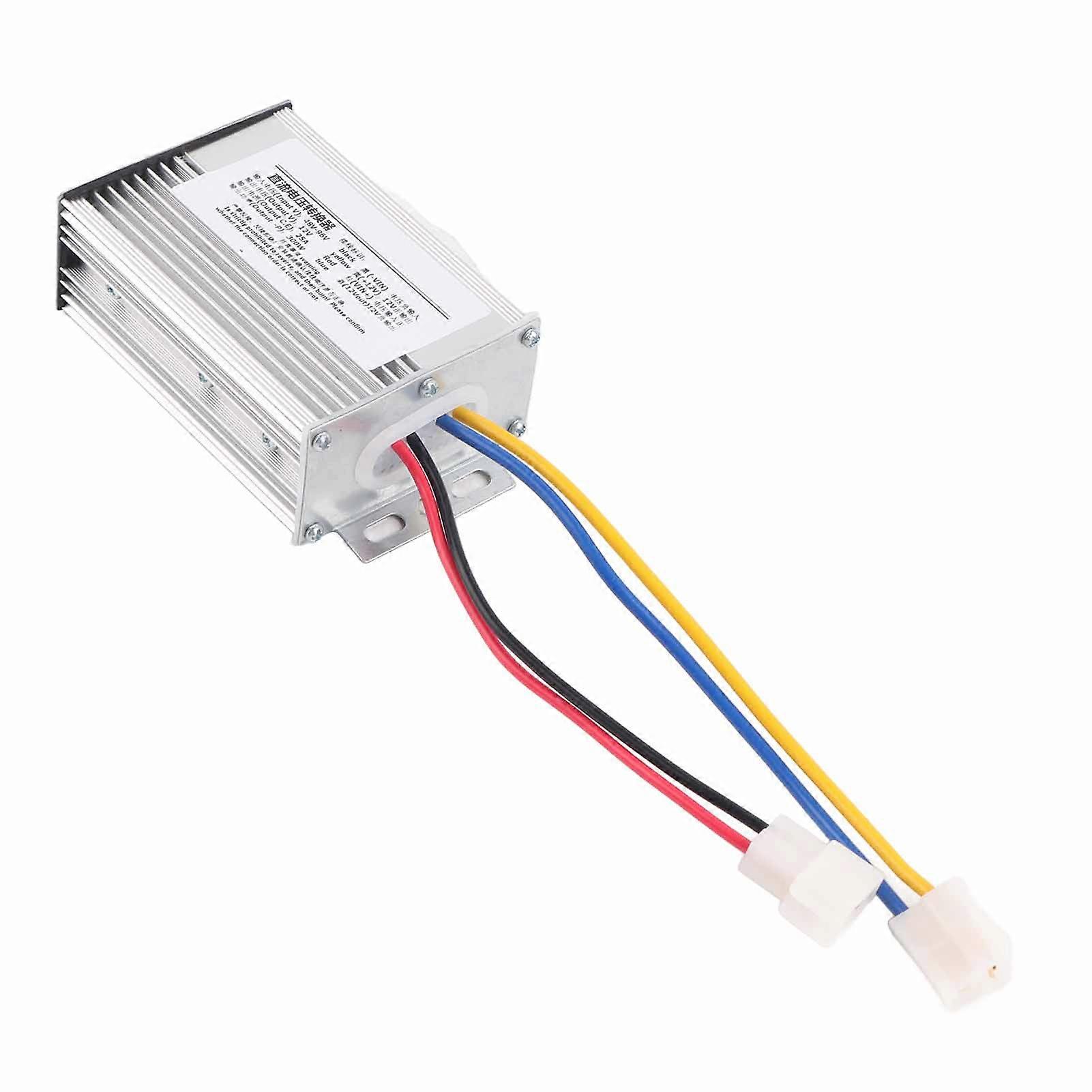 48V-96V to 12V 25A DC Step Down Converter Power Supply Module