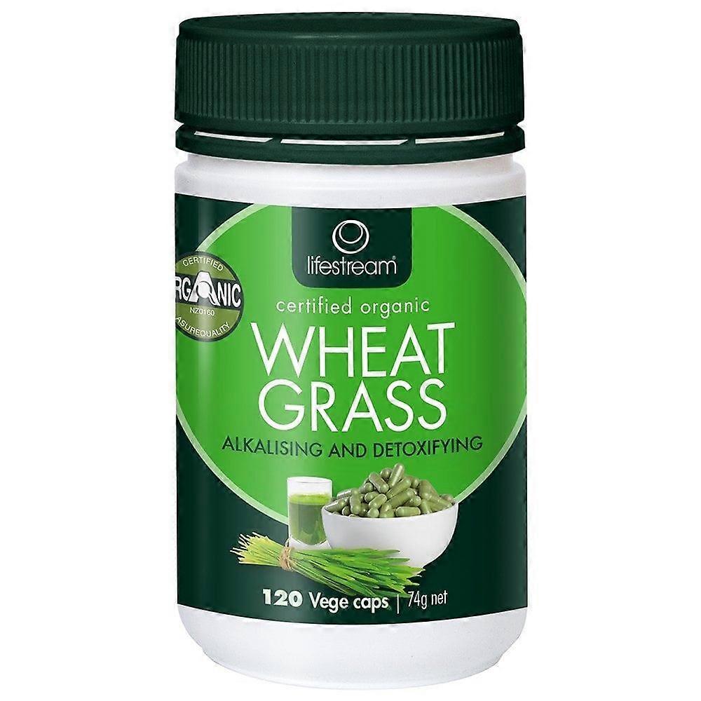 Lifestream Wheatgrass 120 Capsules - 4 Pack