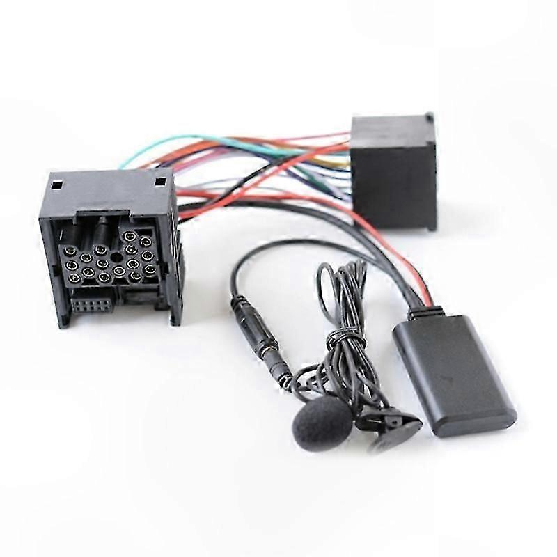 10-Pin Bluetooth AUX Adapter for Car Stereo Media Jack Compatibility with E46 Models
