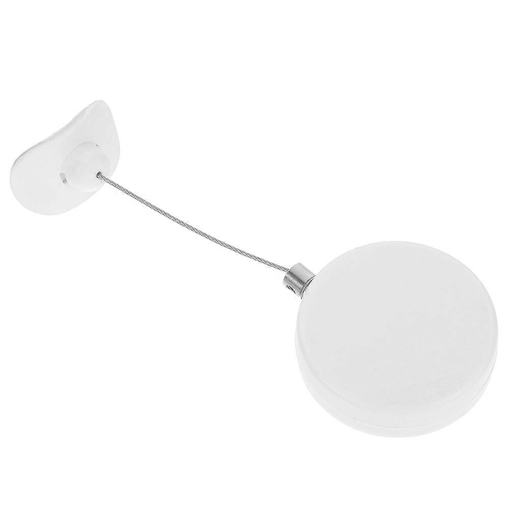 Retractable Security Cable Lock for Tools Durable Steel Wire White Compact and Portable 1 Unit