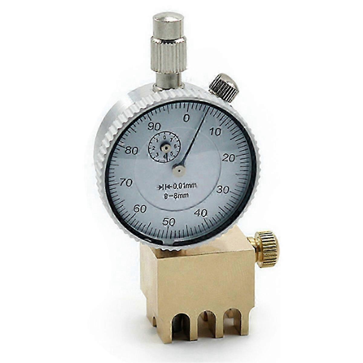 Classical Ukulele Digital Display String Height Meter with Flat Bottom Pointer and Meter Gauge Dial Indicator for All Music Lovers