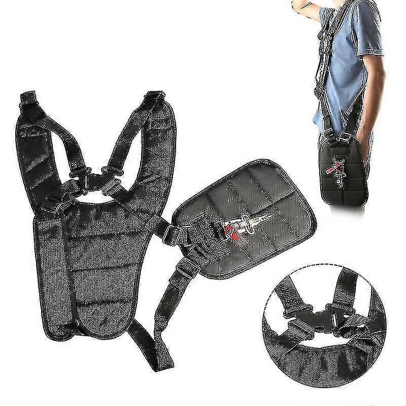 Trimmer Double Shoulder Strap Universal Harness Weed Eater Wacker Grass Edger--