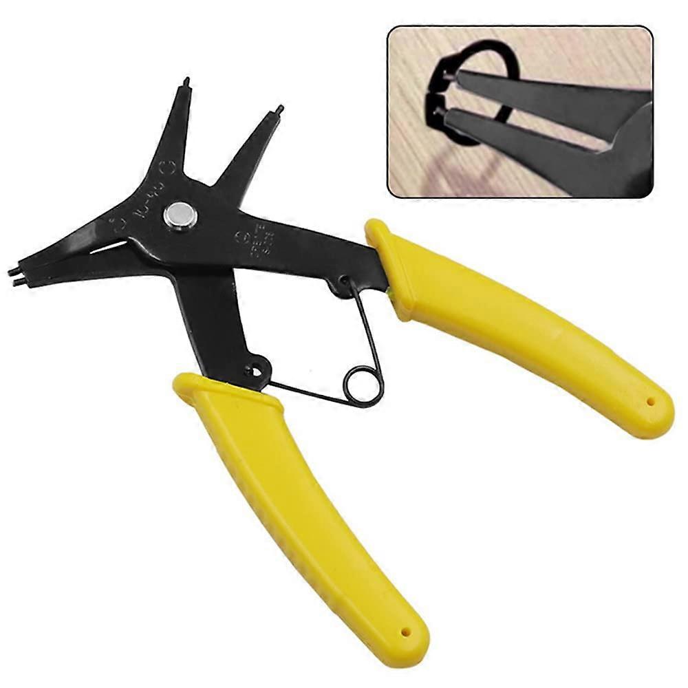 2 in 1 Snap Ring Pliers Internal External Circlip Pliers for 0.39'1.57'/10mm40mm Straight Lock Cclip Multifunctional Installation and Removal