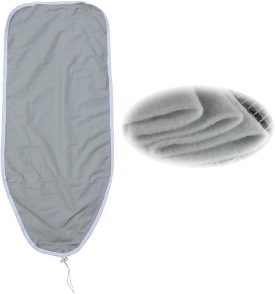 Housse de table à repasser noire/grise, housse de table à repasser et tampon en coton, remplacement