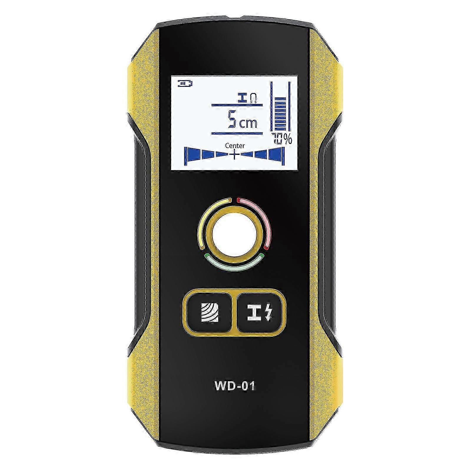 Professional Handheld Metal Detector Scanner for Electronic Components - Black Plastic Measuring Tool