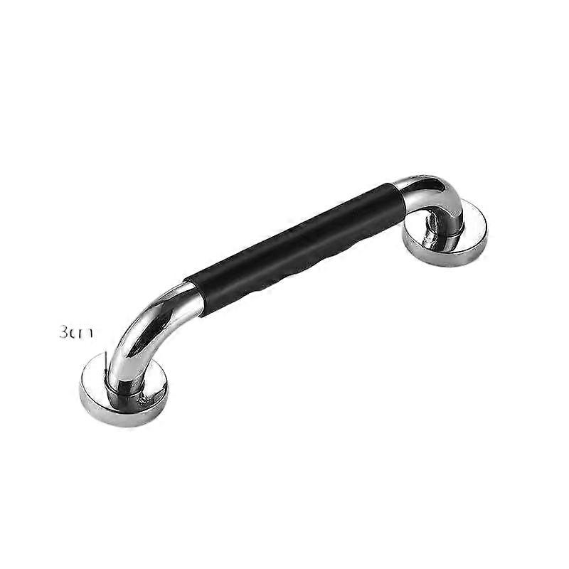 Toilet handrails, available in sizes from 30 to 60 cm, made of stainless steel and silicone