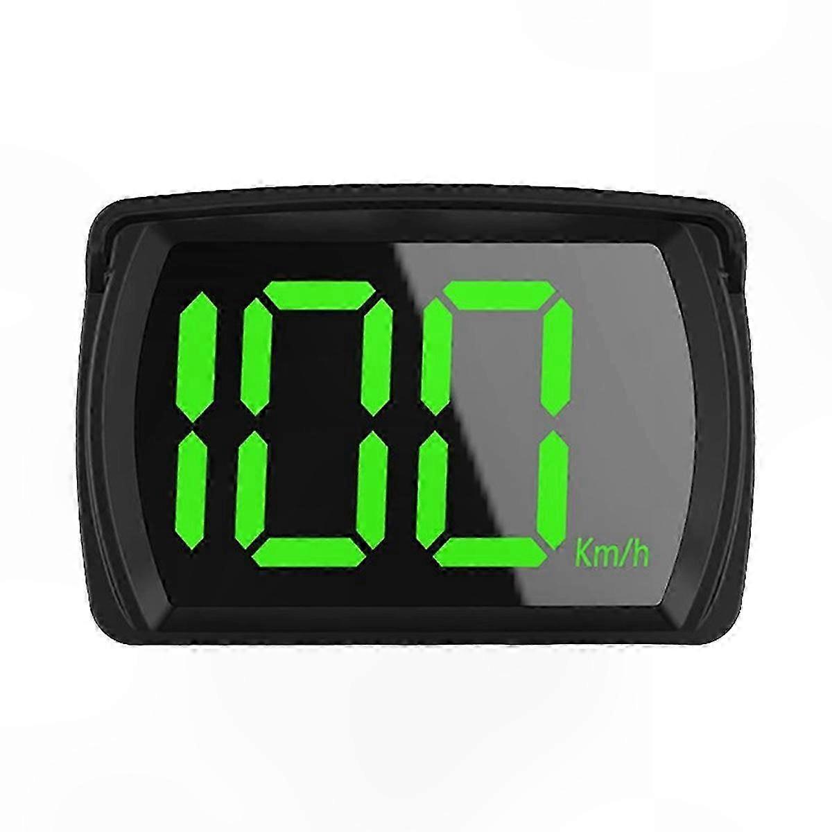 HD LCD Display Digital Speedometer - Universal GPS Accurate Speed Meter Reminder