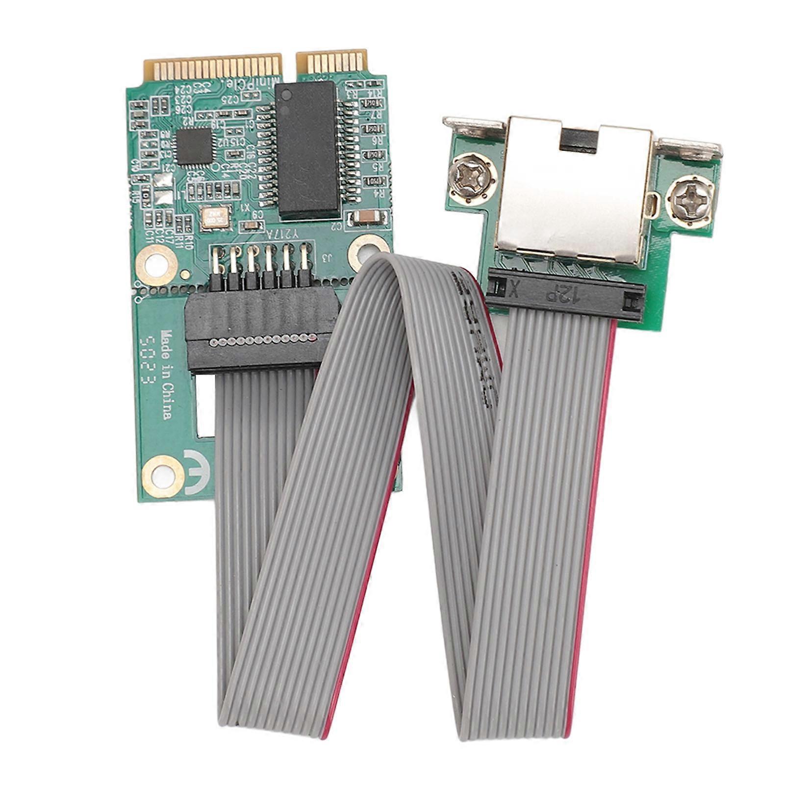 Mini PCIE Gigabit Ethernet Card 10/100/1000Mbps VLAN LAN Adapter for Desktop PC