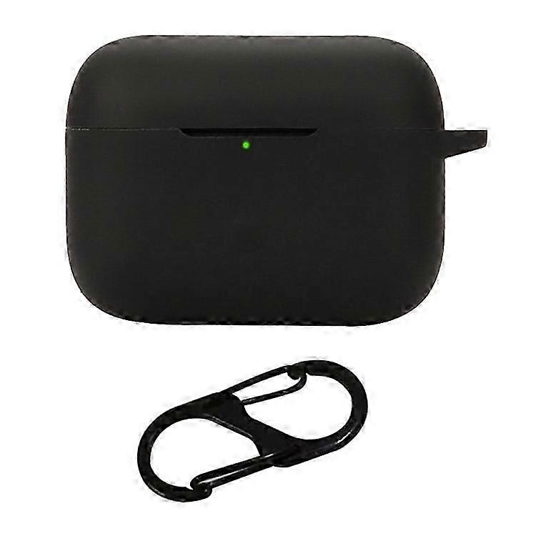 Compatible For Marshall Motif II A.N.C. Earbuds Silicone Carrying Cover with Anti-Lost Buckle