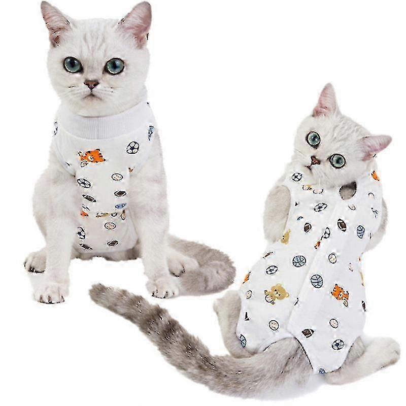 Cat Surgery Recovery Suit For Surgical Abdominal Wounds Home Indoor...