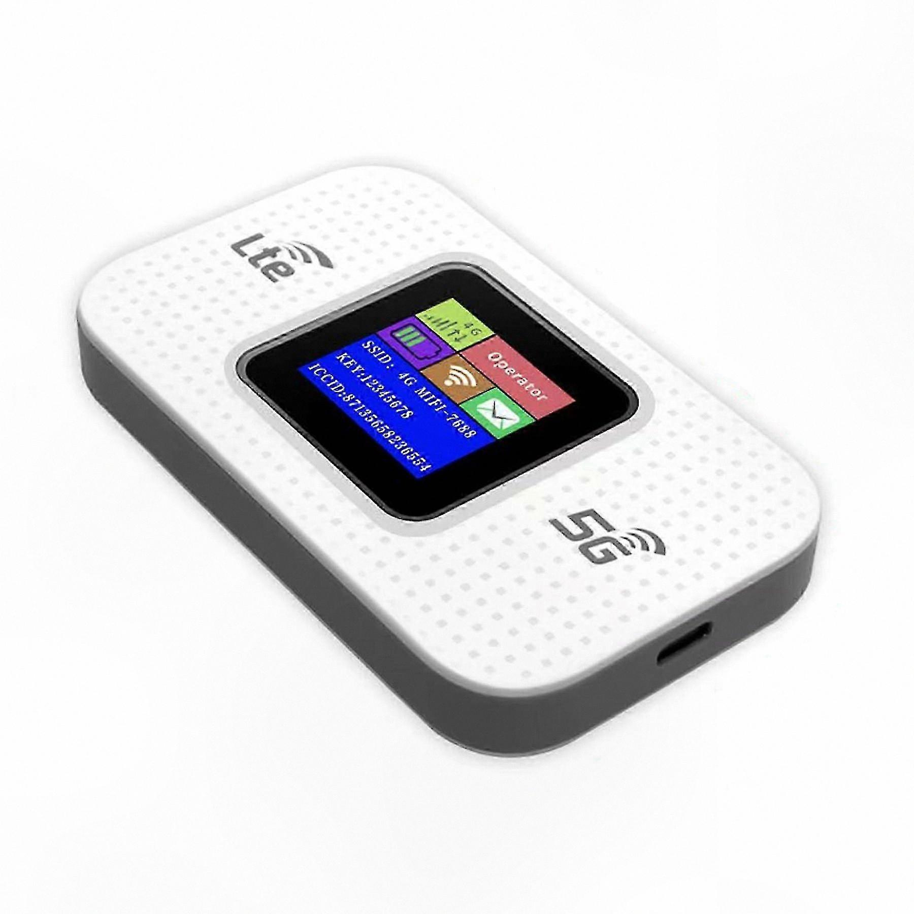 Portable Wi-Fi Router for Home and Travel, Supports Up to 10 Devices, Easy Setup, Stable Connection, Compact Hotspot Solution