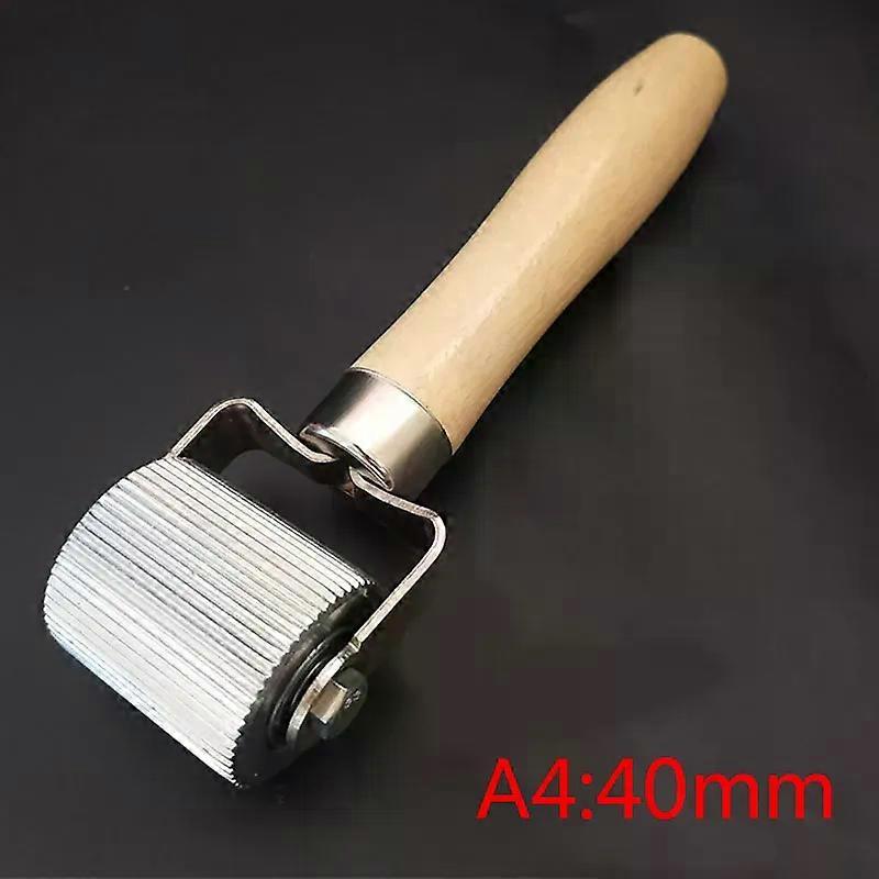 1pc Car Sound Deadening Roller Smooth Insulation Roller Metal Noise Deading Tool Metal Wood Color EasyToCarry Material Effective